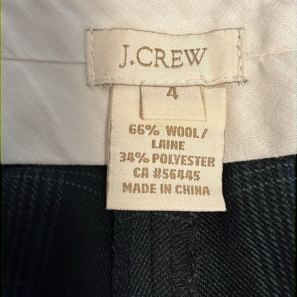 J. Crew Tartan Plaid Cropped Pants - Picture 10 of 12